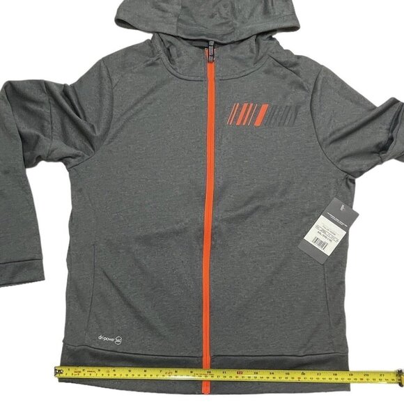 RUSSELL DRI-POWER 360 Athletic Zip Performance Hoodie Women's XXL (18) Grey NWT - Picture 12 of 13